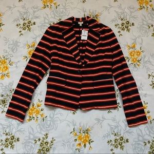 J. Crew Size XS Knit Striped Blazer